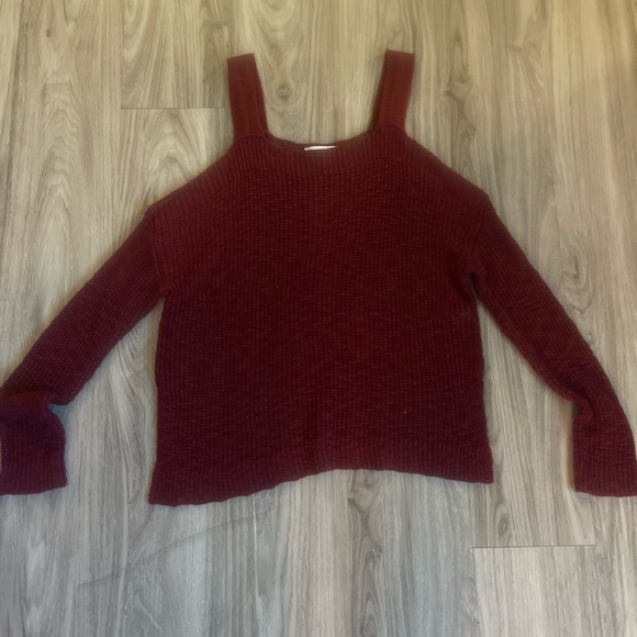 Red Knit Sweater S/M - Picture 1 of 1